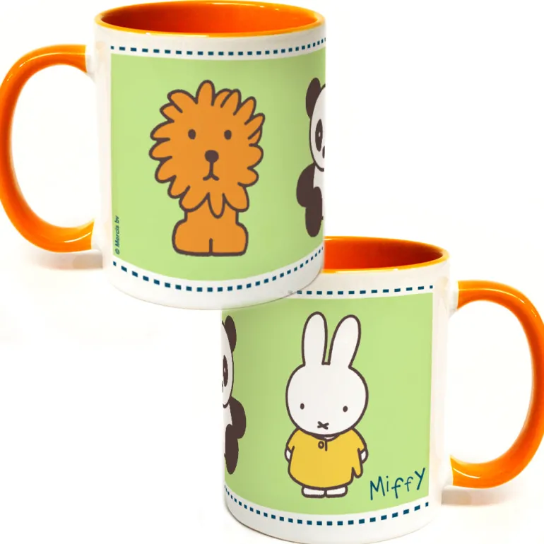 Miffy Animals Coloured Insert Mug