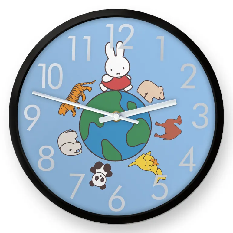 Miffy Animals Globe Clock