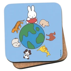 Miffy Animals Globe Cork Coaster
