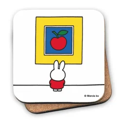 Miffy Apple Art Cork Coaster