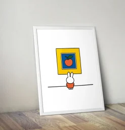 Miffy Apple Art Framed Mini Poster