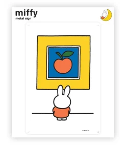 Miffy apple art Metal Sign