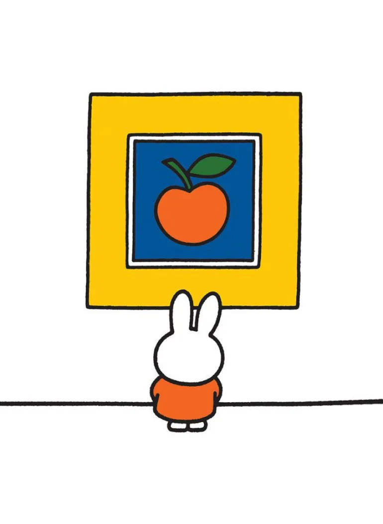 Miffy Apple Art Mini Poster