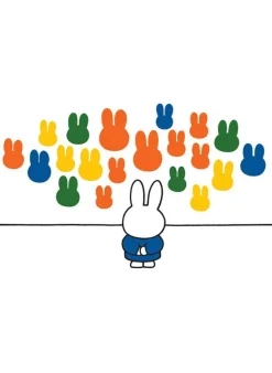 Miffy at an Art Gallery Mini Poster