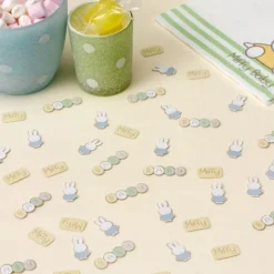 Miffy baby table confetti