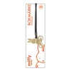 Miffy Bicycle Bookmark Gold