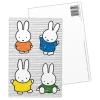 Miffy Coloured Dresses Postcard