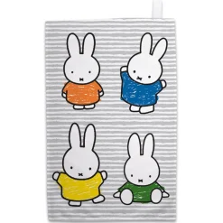 Miffy Coloured Dresses Tea Towel