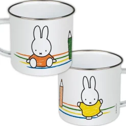Miffy Colouring Pencils Enamel Mug