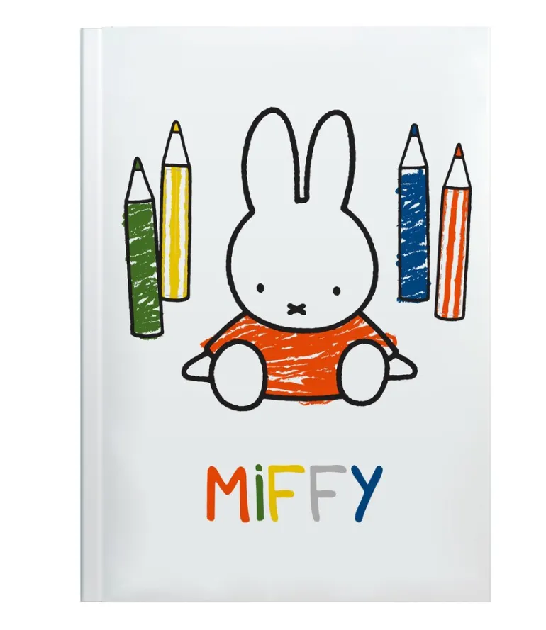 Miffy Colouring Pencils Perfectbound A5 Notebook