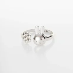 Miffy Daisy Adjustable Ring (Sterling Silver)
