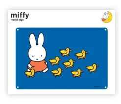 Miffy ducks Metal Sign