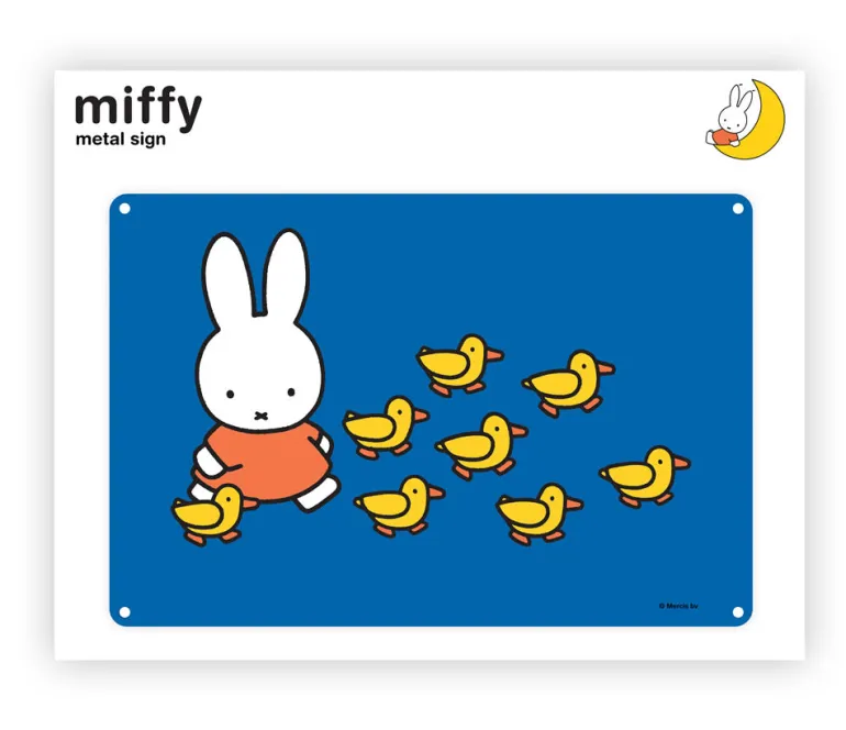 Miffy ducks Metal Sign
