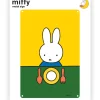 Miffy eating Metal Sign