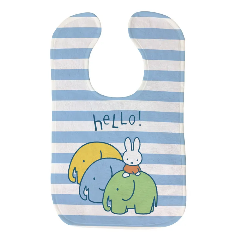 Miffy Elephants Baby Bib