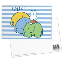 Miffy Elephants Postcard