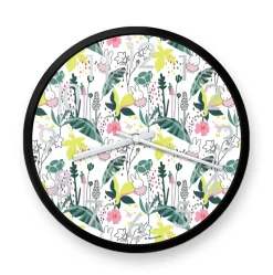 miffy floral expression clock