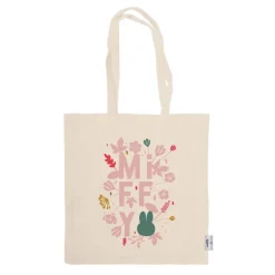 miffy floral expression pink tote