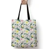 miffy floral expression pattern edge to edge tote bag