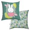 miffy floral expression pink dress cushion