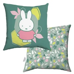 miffy floral expression pink dress cushion