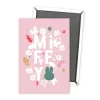 miffy floral expression pink magnet