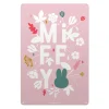 miffy floral expression pink metal sign
