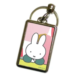 miffy floral expression pose metal keyring