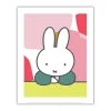 miffy floral expression pose mini poster
