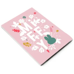 miffy floral expression pink a5 notepad