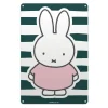 miffy floral expression stripes metal sign