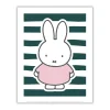 miffy floral expression stripes mini poster