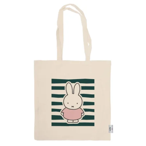 miffy floral expression stripes tote