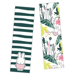 miffy floral expression stripes bookmark