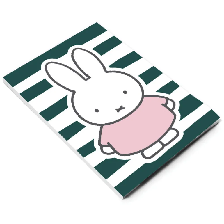 miffy floral expression stripes a5 notepad