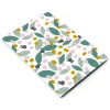 miffy floral expression teal a5 notepad
