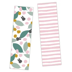 miffy floral expression teal bookmark
