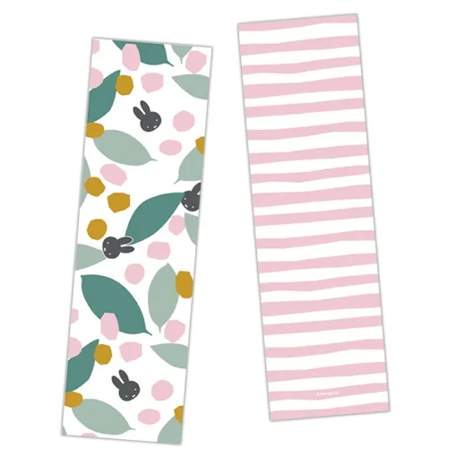 miffy floral expression teal bookmark