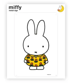 Miffy flower top Metal Sign