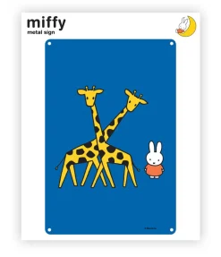 Miffy giraffes Metal Sign