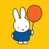 Miffy Holding a Balloon Mini Poster