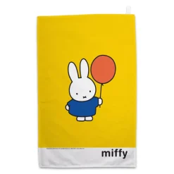 Miffy Holding a Balloon Tea Towel