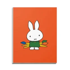 Miffy Holding Paintbrushes A6 Notepad