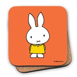 Miffy in a Yellow Dress Cork Coaster