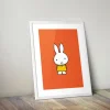 Miffy in a Yellow Dress Framed Mini Poster