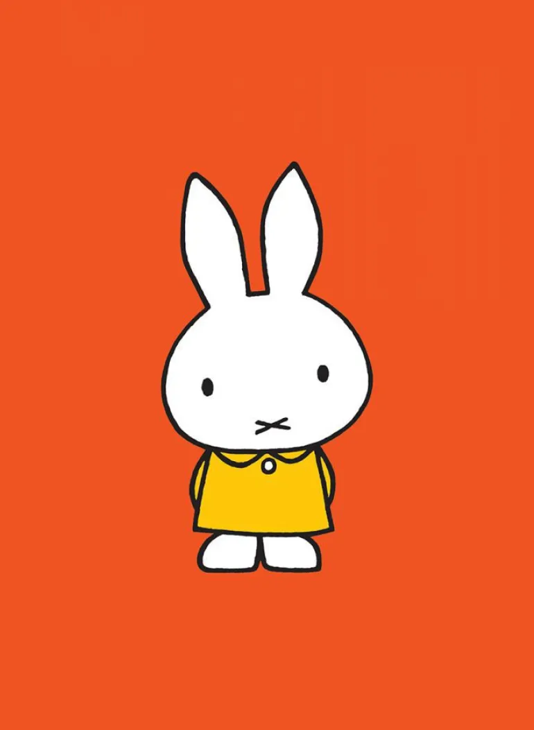 Miffy in a Yellow Dress Mini Poster