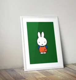 Miffy in Dungarees Framed Mini Poster