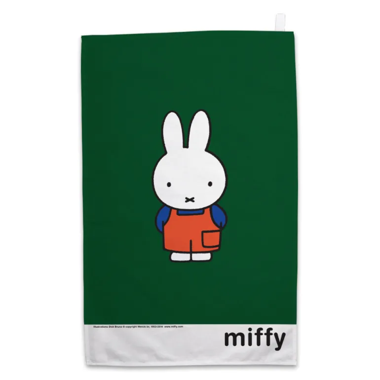 Miffy in Dungarees Tea Towel