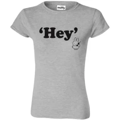 miffy ladies 'Hey' top - grey T-Shirt