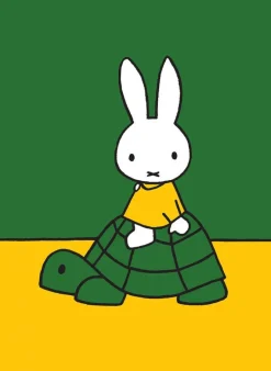 Miffy on a Tortoise Mini Poster